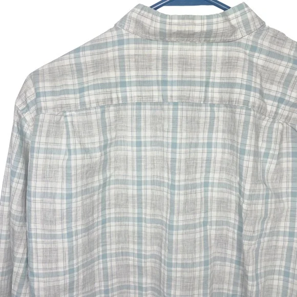 Bonobos men’s gray plaid shirt lightweight size large slim fit - Picture 5 of 5